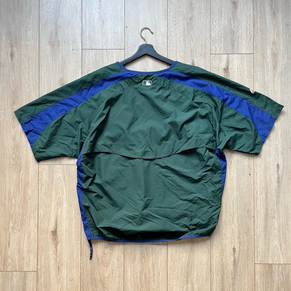 90’s Majestic MLB Authentic Tampa Bay Devil Rays Sideline Coach SS Pullover - Picture 2 of 8